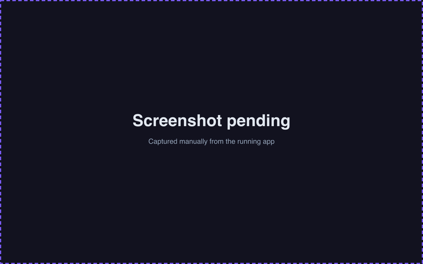The empty Create tab